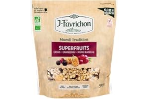 FAVRICHON Muesli Superfruits sans gluten 500G Bio -