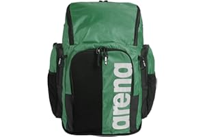 arena Team Backpack 45 Grande Zaino da Nuoto e Piscina, Zaino da Viaggio Sportivo per Palestra e Tempo Libero, Zaino da Mare con Sacca da Nuoto per Indumenti Bagnati e Fondo Rinforzato, 45 Litri