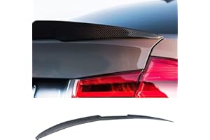LINCYS Car Rear Spoilers for BMW Serie 4 Series 4er F32 / F33 Coupé/Cabrio 2013-2021, Bumper Diffuser Antiscratch Spoiler Vehicle Tail Decoration Assemble Modified Accessories,Carbon Fiber look
