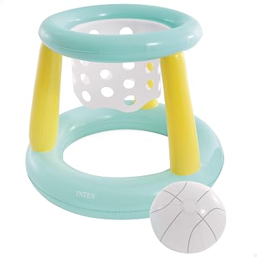 Ensemble De Volley-Ball Gonflable - Volleyball Gonflable Piscine Toy Avec Basket Ball Hoop Volley Ball Filet Deux Balles Jeu De Natation Pour Enfants Adultes 77789054