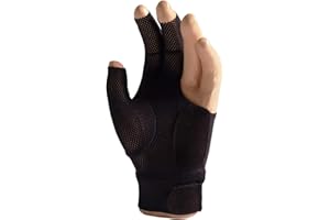 Manuel Gil Handschuh Billard IBS Glove Gold Mesh Black