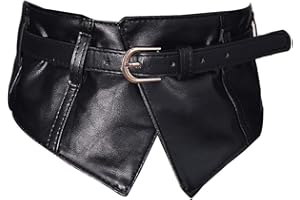 Oyccen Donne Cintura Elastica in Ecopelle Signora Cinture Larga Cinturino in Vita Corsetto