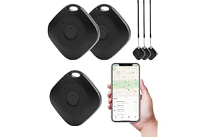 teasteam Air Smart Tag Trazador 3Pcs Compatible con Apple Localizar (solo iOS) Tracker GPS Niño Aire Localizador Etiquetas para Maletas, Carteras/Equipaje Seguimiento Mundial IP67 Batería Reemplazable