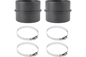 2 stycken Ducting Joiner Anslutningsrör 60 mm anslutningsstycke ventilationsrör