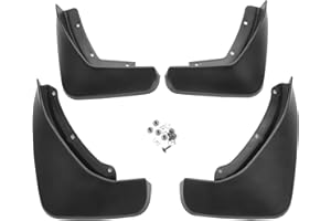 A ABSOPRO Mud Flap Splash Guard with Mount Accessories Front & Rear Side Mud Guard for Volvo XC90 2015-2023 (Set of 4)