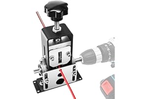 Yofuly Manual Wire Stripping Machine, Drill Powered Cable Stripper Machine with Adjustable Feed Hole, Portable Cable Stripper Tool with Hand Crank for 1-21mm Scrap Copper Metal Cable Recycling