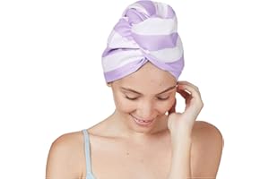 Dock & Bay Serviette-Turban à Cheveux - pour la Maison & la Plage – Très absorbante, séchage Rapide - Lombok Lilac, One Size