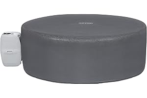 ‎BESTWAY Bestway LAY-Z-SPA Xtras EnergySense Thermo-Komplettabdeckung Ø 180 x 66 cm, rund, Grau
