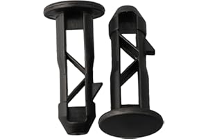 Emiif for WHEELIE Bin Lid Hinge Pins, 67mm X 31mm Plastic Bin Cover Fixings for 240L Household and Commercial Trash Cans(1 Pairs)