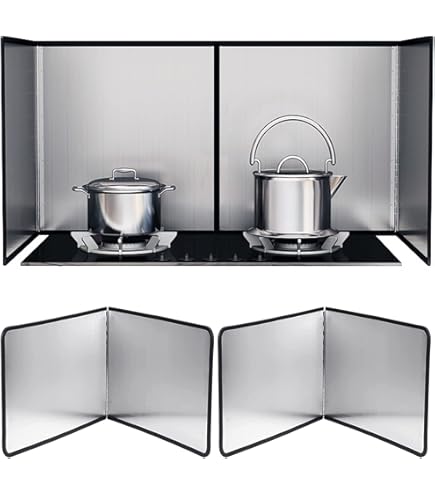 Melko®, parete da cucina in vetro, paraschizzi per piano cottura, vetro di sicurezza ESG da 6 mm, lasta in vetro conmateriale di fissaggio, Nero , 80 x 55 cm
