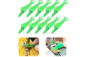 Topbashgo Nadeleinfädler, Einfädelhilfe für Nähnadeln Einfädler für Nähmaschinen, Nähmaschinen Zubehör Einfädelhilfe, Automatischer Einfädler Nadel Threading Tool für Handnähen (10, Rechteckig)