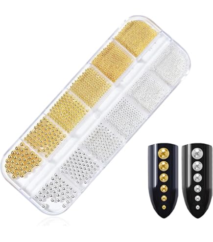 Rapidbok - 2088 Strass Cristal Transparent Dos Plat Pour Nails Art, Vêtements Et Bijoux DIY - 6 Tailles Avec Boîte Rangement