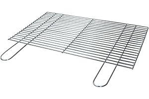 Trend Line Stainless Steel Cooking Grate 67 x 40 cm Square Chrome-Plated Grill Grate