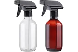 KREMORV Bottiglie Spray Flaconi Vuoti Nebulizzatore 300 ML Bottiglie di Plastica Vuote con Testina Regolabile per piante, Parrucchieri e giardino