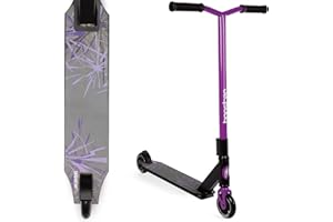 Bopster Monopattino Freestyle Stunt Rotazione a 360ø con pedana Sportiva e Manubrio Largo