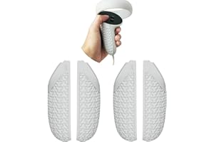 IFYOO 2 Pair Battery Charging Covers Compatible with Oculus / Meta Quest 2 Controller, Replacement Parts Kits Accessories, Anti-Slip Texture Design, Enhanced Hand Feeling - Grey (Same As The Controller)