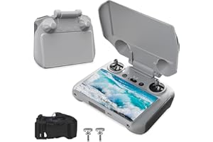 OKABAY Mini 3 Pro 3-in-1 Sun Hood with Hanging Rope,Joysticks Protector Sunshade for DJI RC Compatible with Mini 3 Pro/Mini 3/Mavic 3 Pro/Mavic 3 Classic/Air 2S RC Remote Controller Full Screen Protection