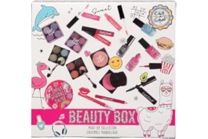 Badgequo Technic Chit Chat Beauty Box Eyes Lips & Nails Make-Up Collection, Multi-colored
