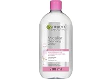 Garnier Micellar Cleansing Water 700ml, Gentle face cleanser & Make up Remover, Suitable For All Skin Types Including Sensitive Skin, Soothing Formula, Dermatologically Tested