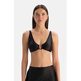 Dagi Siyah &Uuml;&ccedil;gen Geniş Bikini &Uuml;st