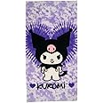 Franco Collectibles Sanrio Kuromi Super Soft Cotton Bath/Pool/Beach Towel, 60 in x 30 in, (Official Licensed Product)