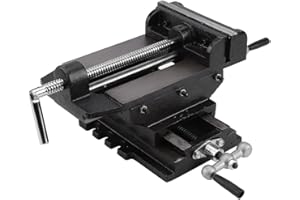 DIOCHE Banco de trabajo con abrazadera de mesa, banco de trabajo de doble dirección, abrazadera de banco de banco de fresado de metal, soporte de banco de sujeción