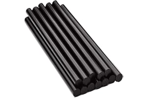 KAHEIGN 15 Piezas Barras de Pegamento Caliente, 270 x 11mm Barras de Pegamento de Fusión en Caliente Negro para La Reparación de Abolladuras de Carrocería de Automóviles Manualidades