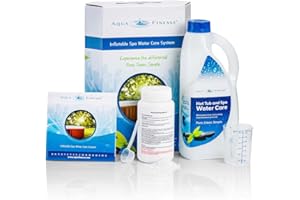 AQUA FINESSE Aquafinesse Wasserpflege für Aufblasbare Whirlpools Spa Wasserpflegeset. Pool Wasserpflege Moderne, umweltfreundliche Wasserpflegesystem mit der einfachen Anwendung