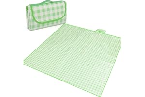 coldchill Couverture de pique-nique | Tapis de plage | Résistant au sable et imperméable | 203,2 x 203,2 cm - Vert