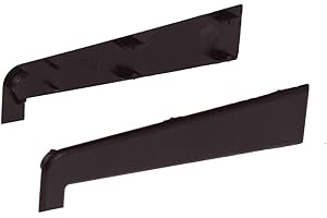 EUROCELL 5 x Pairs of Dark Brown End Caps for 180mm uPVC Plastic Window/Door Sill