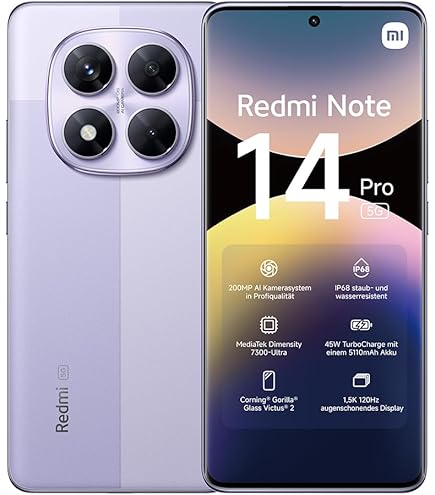 スマートフォン本体 Redmi Note 13 Pro+ 5G Aurora Purple Redmi Note 13 Pro+ 12GB 512GB Aurora Purple 5G