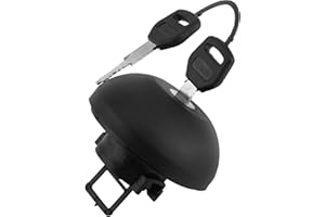 KMUQSHY Schloss fuer Tankdeckel, Tankdeckel Kangoo, Tankverschluss mit 2 Schlüsseln für Master II (1998-2010), Clio, Kangoo, Trafic OEM 7701471585, Verschließbarer Tankdeckel für Benzin- und Diesel-Fahrzeuge