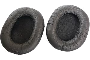 V-MOTA 1 para zamiennych nauszników nauszniki skórzane poduszki naprawcze części do DENON AH-D950 AH-D750 słuchawki nauszniki poduszka (czarna)