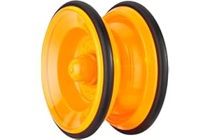 Henrys A00020orange A00020-13 Yo Lizard Axys, Einsteiger Loop & Butterfly Jo mit dicken Gummiringen, JoJo mit Quicktrick Technologie & Polymer Gleitlager, Yoyo für Kinder ab 6 Jahren & Erwachsene, orange