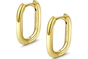 CHRITICE Orecchini Donna Cerchio Argento 925, Orecchini Donna Oro Oorecchini Cerchio Oro 18k Orecchini Uomo Cerchio Diamanti Orecchini Cuore Piccoli Earrings for Women Moda Gioielli Regali per Lei