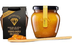 OLD SCHOOL COOKING ANTONIETA Mermelada de Naranja Amarga con Azafrán - Mermelada Gourmet 100% Fruta Natural - Sin Azúcares Añadidos - 230 G
