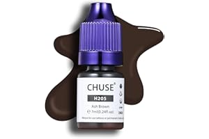CHUSE Pigments liquides hybrides pour sourcils PMU 0,24 oz/7 ml (H205 Brun cendré)