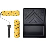 ProDec 9" x 1.75" 4 Piece Twin Medium Pile Woven Roller, Cage Frame and Tray Kit for Emulsion and Masonry Paints