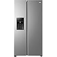 Haier SBS 90 Serie 3 HSR3918FIMP Frigorifero Side by Side, 515 L, 2 Porte, No Frost, Water Dispenser, Luce LED, Classe F, 90,