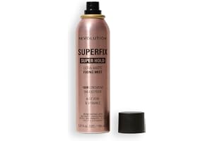 Makeup Revolution, Super Fix Misting Spray, Spray Fissante per Makeup, Finish Opaco, Lunga Tenuta, Arricchito con Vitamina E