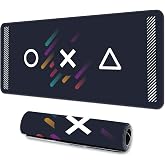 McStorey GRID XXL Mouse Pad 90x40 cm, B&uuml;y&uuml;k Masa Matı, 3 mm Dikişli Kenar, Kaymaz Kau&ccedil;uk Taban, Gaming Mousepad &ndash; Navy Pulse
