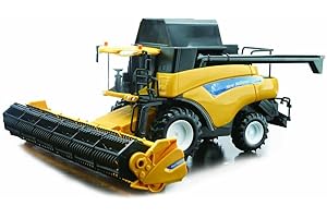 NEWRAY New Ray - 05633 - Véhicule Miniature - Die Cast Moissonneuse Batteuse, Jaune/Noir