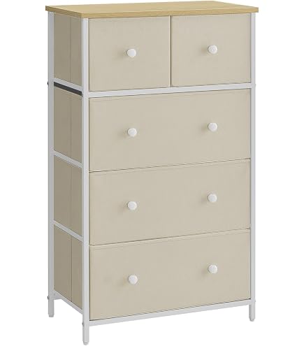 Commode Avec éclairage LED - 4 Compartiments + 2 Portes - 107x35x97 Cm - Blanc, Noir, Gris - Pour Salon, Chambre