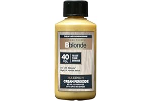 Jerome Russell Bblonde Cream Peroxide, 40 Volume, 12% Peroxide, Lifts 8-9 Levels, 75ml