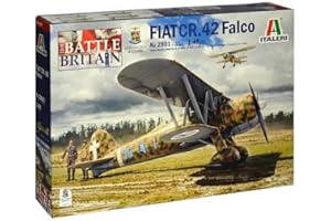 Italeri 2801 FIAT CR.42 Falco The Battle of Britain, scala 1:48, plastic model kit, modello in plastica da montare, modellismo, aerei
