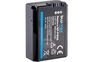 Blumax Bateria 1080 mAh do zastąpienia Sony Alpha ZV-E10 Alpha 7 7-III 7II 7rm2 7rii Alpha 5000 5100 6000 6300 6400 6500