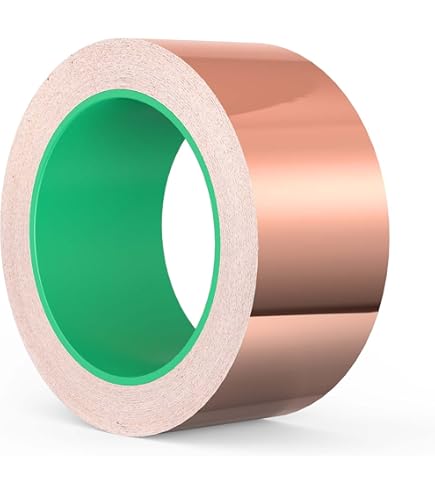 Kupferband 70 Mm X 20 M – Selbstklebend, Als Schneckenabwehr & EMI-Abschirmung