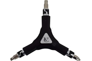 VeloChampion 6 in 1 chiave a brugola Attrezzo multifunzionale per mountain bike ciclo kit riparazione auto coppia elevata chiave giravite a brugola