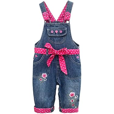 Angel Kids Salopette corta in jeans da bambina: in offerta a 19.99€ su