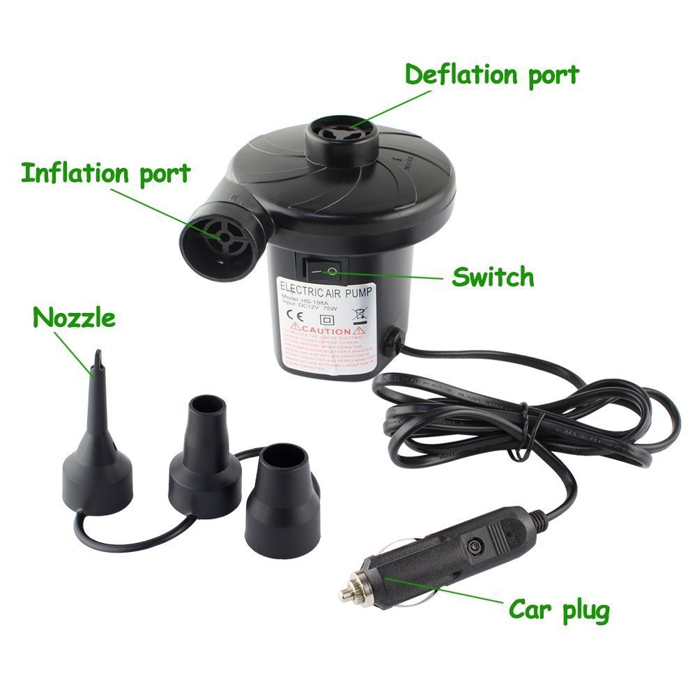 Egab car Bed Inflatable Mattress air Bed Travel Camping with 2 Air Pillows and Pump car accesories - Image 9